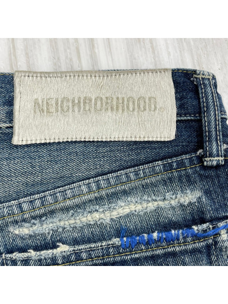 NEIGHBORHOOD デニム・ジーンズ 22AW/SAVAGE DENIM/加工/青系