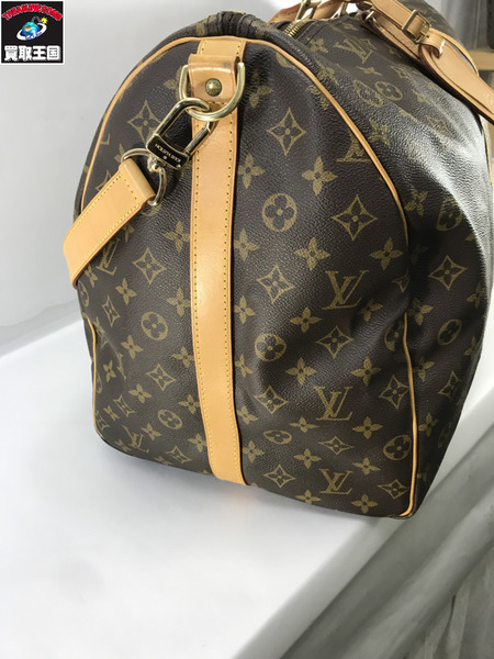 LV ショルダーバッグ キーポル60 モノグラム 茶