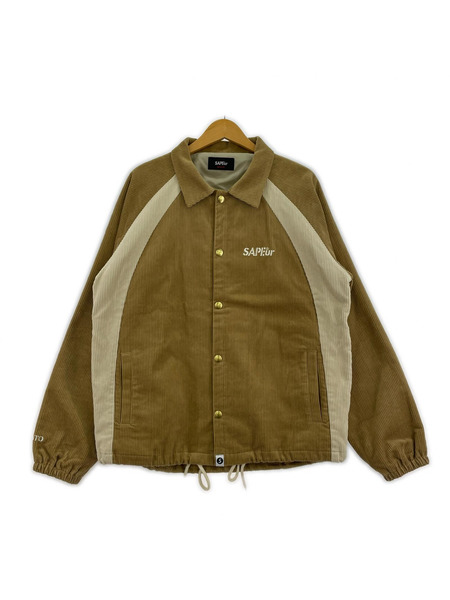 SAPeur ジャケット Corduroy Track Coach Jacket(M)ベージュ