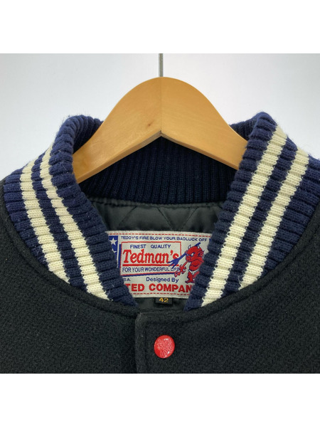 TED COMPANY ジャケット TORRANCE MOTOR SPEEDWAY スタジャン (42) 黒
