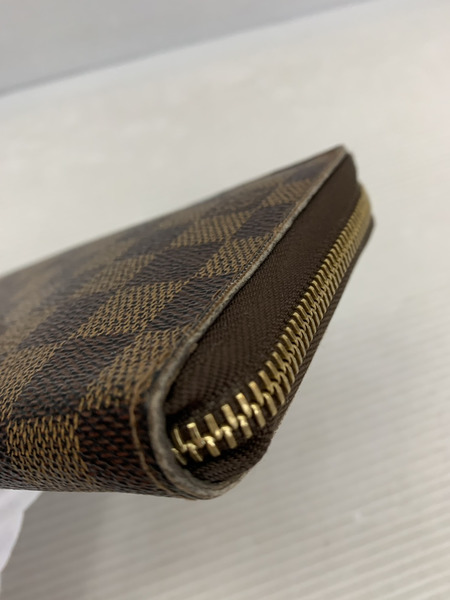 LV/ジッピー・オーガナイザー/ダミエ(・エベヌ 内側破れあり