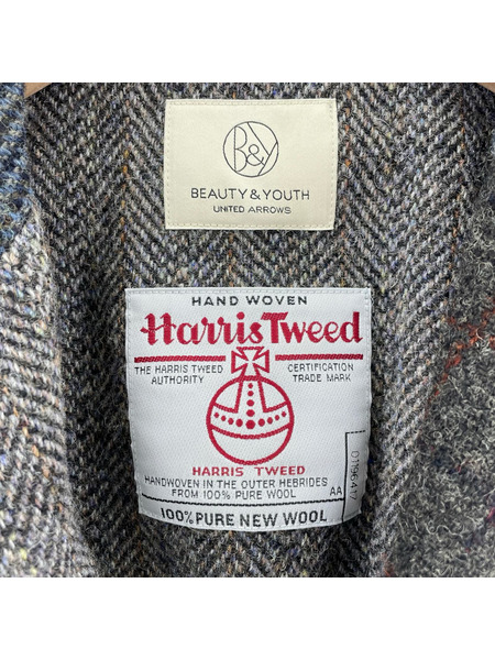 BEAUTY&YOUTH UNITED ARROWSHarris Tweed 別注テーラードジャケット L