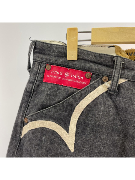 EVISU デニム・ジーンズ paris france clinch bucle セルヴィッチ w34×35