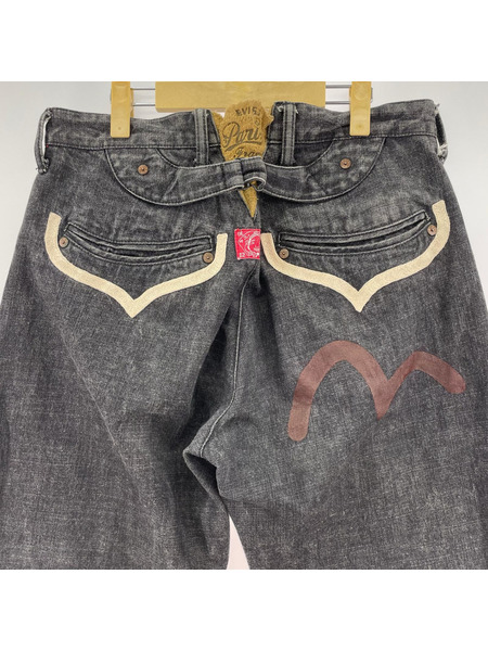 EVISU デニム・ジーンズ paris france clinch bucle セルヴィッチ w34×35