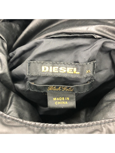 DIESEL　ダウンジャケット 黒（XL)