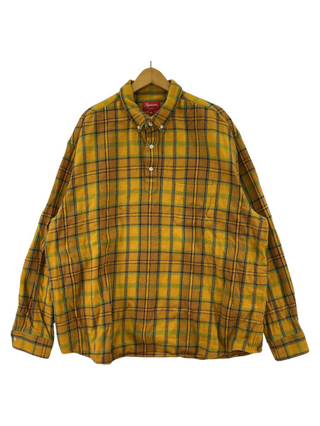 Supreme 23SS Pullover Plaid Flannel Shirt XL