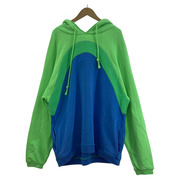 パーカー ERL 23AW RAINBOW HOODIE 緑青 L