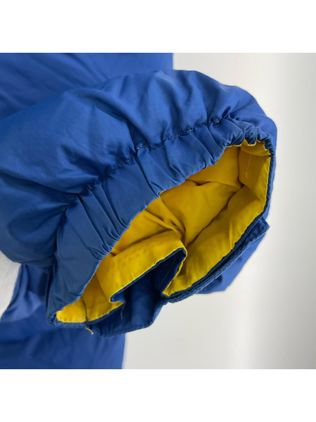 NAUTICA OLD バイカラーダウンジャケット 紺/青