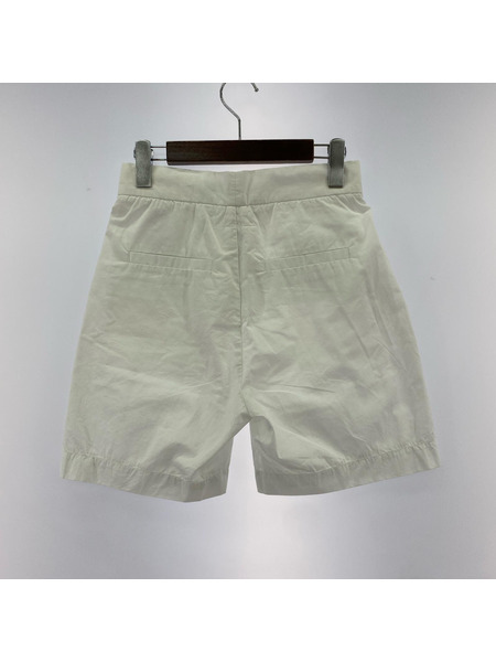 Maison Margiela MM6 ツータック ショートパンツ 白 36 S32MU0067 S42428