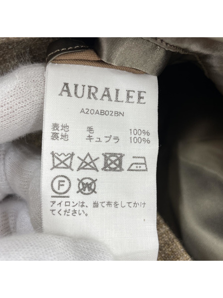 AURALEE 20AW BLUEFACED WOOL DOUBLE CLOTH ZIP HOODIE （4）