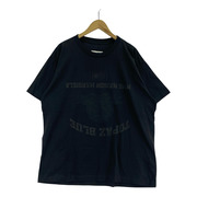 MM6 25SS Topaz Blue Tee トパーズブルーカットソー L 黒 Sh0GC0041 S24311