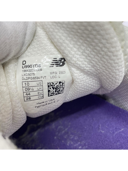 NEW BALANCE USA製 U990TD6 990V6 MAGENTA POP 28.0