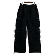 KODY PHILLIPS NYLON PARACHUTE PANTS BLK