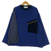 CULLNI 長袖Tシャツ・カットソー 22SS アシンメトリースリットL/Sカットソー