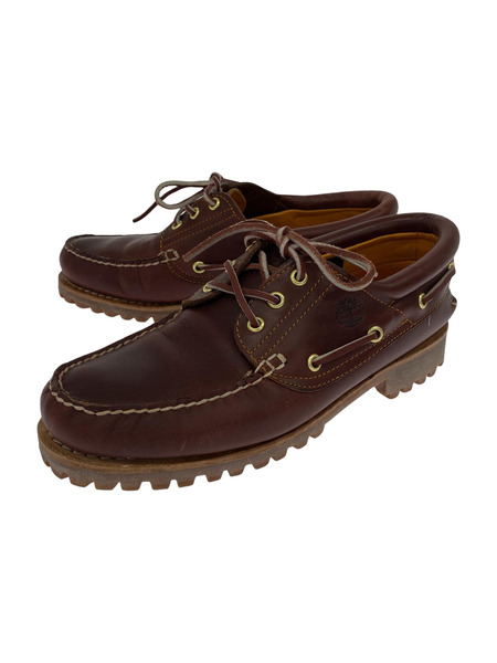 Timberland 3 EYELET CLASSIC デッキシューズ BRW (8.5)