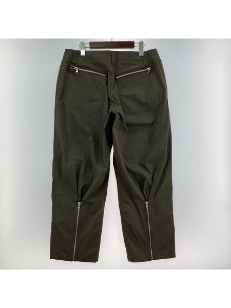 COVER ナイロンワークパンツ カーキ