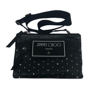 JIMMY CHOO Kimi STAR STUDDED セカンドバッグ 黒