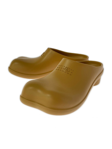 MM6 シューズ アナトミック クロッグ SLIPPER BROWN SIZE: 34-38