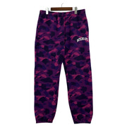 A BATHING APE Color Camo Sweat Pant PPL L