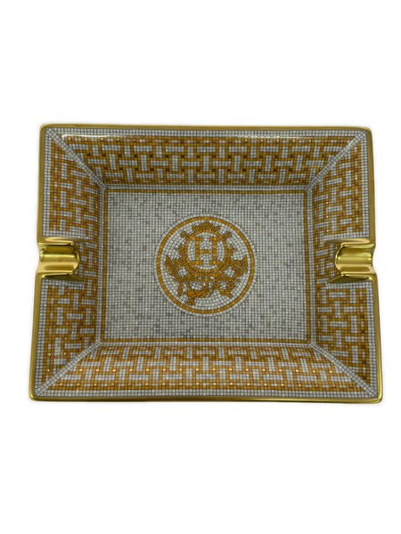 小物 HERMES モザイク ヴァンキャトル 灰皿