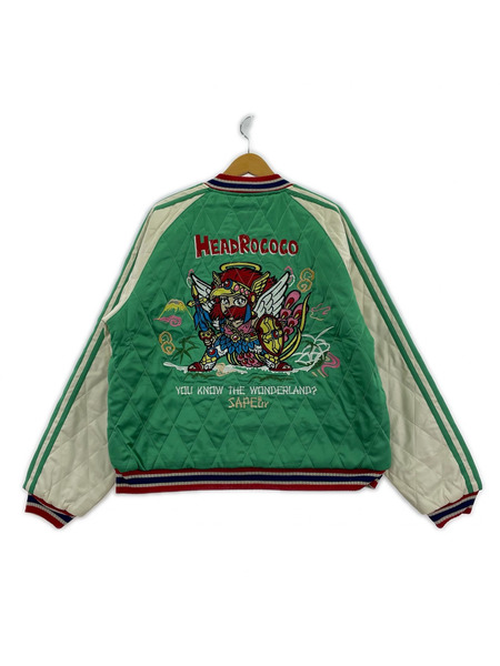 SAPeur ジャケット ×ビックリマン スカジャン ミドリ(M)