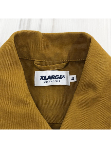 XLARGE INDUSTRIAL WORK SHIRT　01183405 黄土