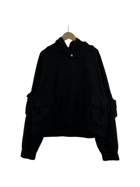 KODY PHILLIPS CARGO HOODIE BLK