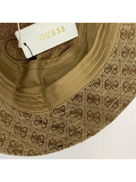 GUESS ハット 総柄 M[値下]