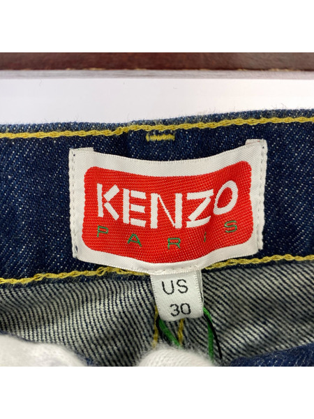KENZO デニム・ジーンズ RINSE ASAGAO STRAIGHT JEANS W30
