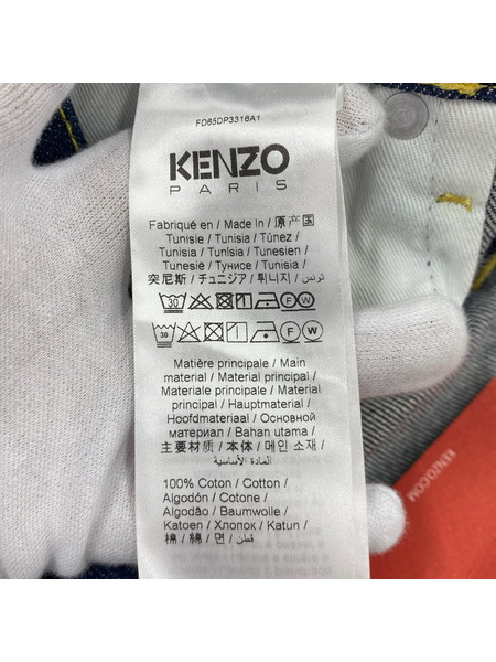 KENZO デニム・ジーンズ RINSE ASAGAO STRAIGHT JEANS W30