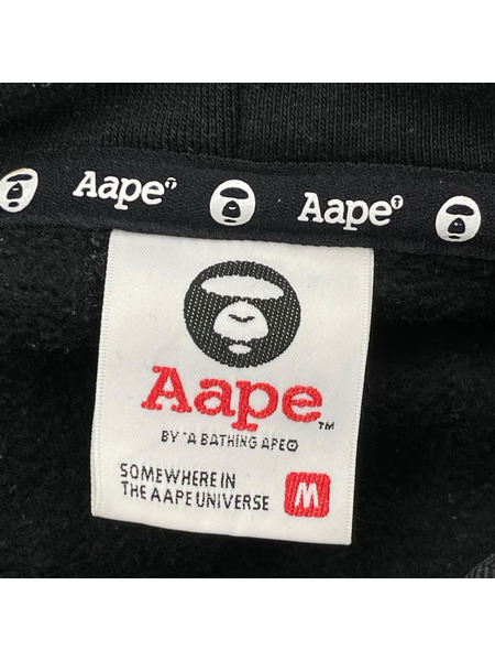 AAPE NOW パーカー（ジップアップ） カモ柄 フーディ オレンジ