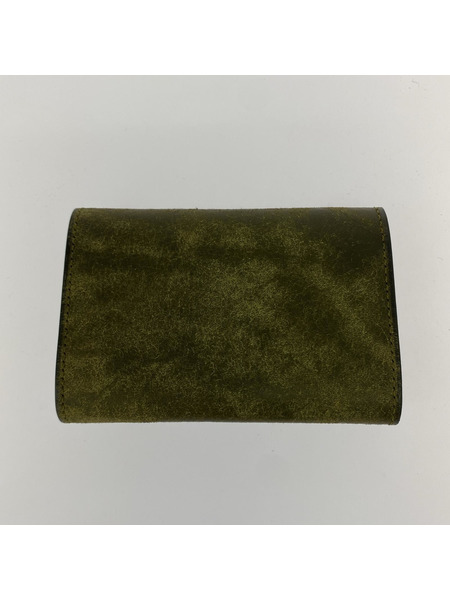 コンパクトウォレット lemma 折リタタミ財布 緑[値下]