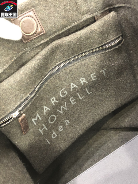 MARGARET HOWELL トートバッグ/カーキ/マーガレット ハウエル/メンズ/バッグ/鞄[値下]