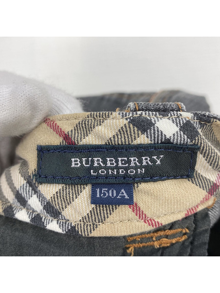 BURBERRY デニム・ジーンズ ブラックデニムフレアパンツ