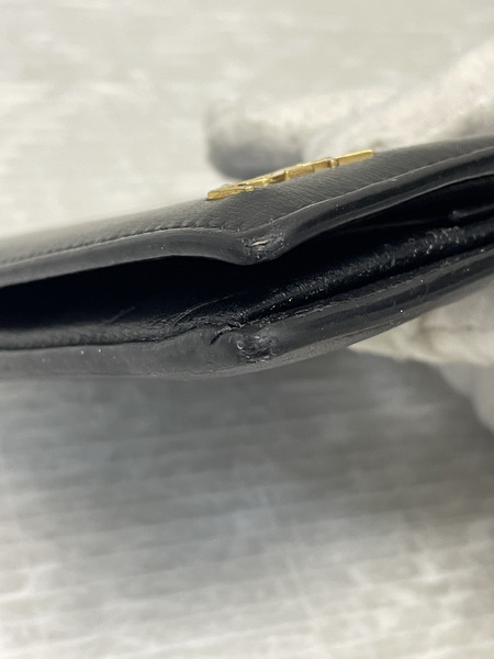 SAINT LAURENT 二つ折り財布 BLK