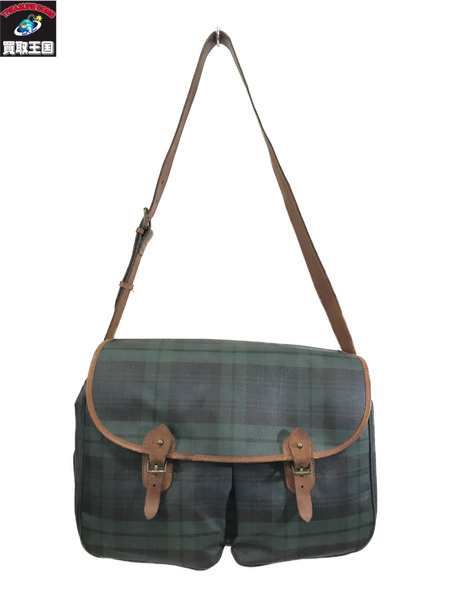 POLO RALPH LAUREN ショルダーバッグ ブラックウォッチ メッセンジャーバッグ