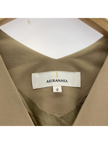 AKIRANAKA　ワンピース　SIZE 2　ベージュ AR2319-BE