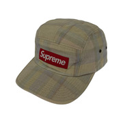 14SS/Supreme/plaid linen camp cap/マルチカラー