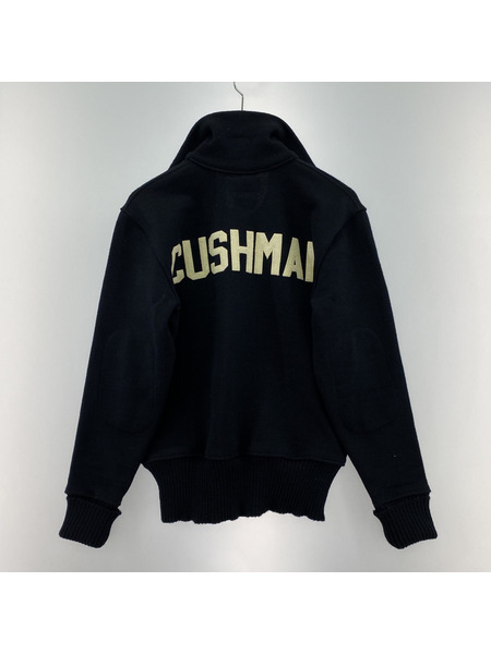 CUSHMAN×Dehen HALF ZIP TURTLE SWEAT (M) BLK