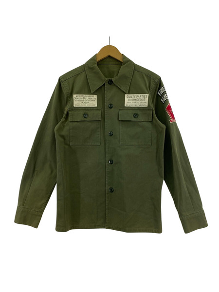 WACKO MARIA ミリタリージャケット カーキ (S)