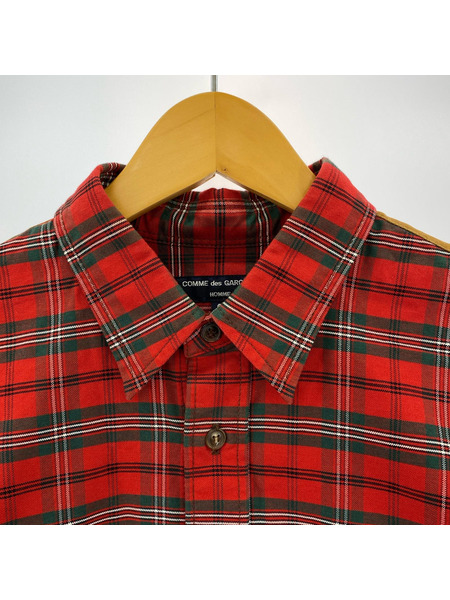 COMME des GARCONS 長袖シャツ S/チェック/HP-B006/AD2015