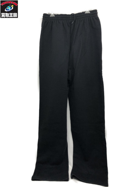 21AW BALENCIAGA キャンペーンロゴスウェットパンツ 黒 (XS)