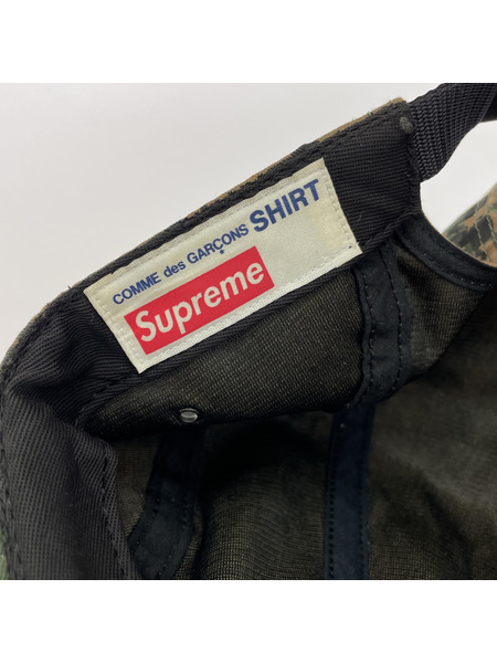 Supreme キャップ ×COMME des GARCONS SHIRT 13ss camp cap