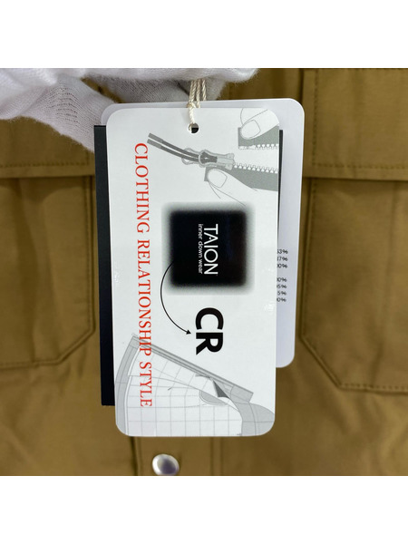 ジャケット TAION マウンテンパーカー 茶 (L)