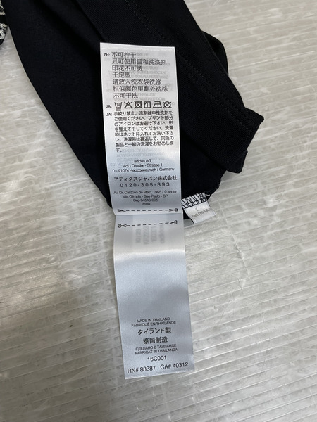 Y-3 26SS U GFX SS TEE BLACK プリントTee L ブラック