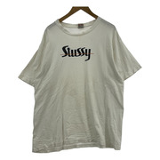 OLD STUSSY/90s/白タグ/ロゴプリントTee/XL