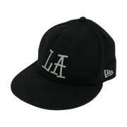 STUSSY NEW ERA LAキャップ 黒