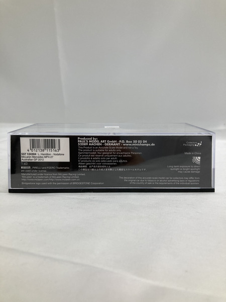 28：MINICHAMPS MP4-27 GP 2012