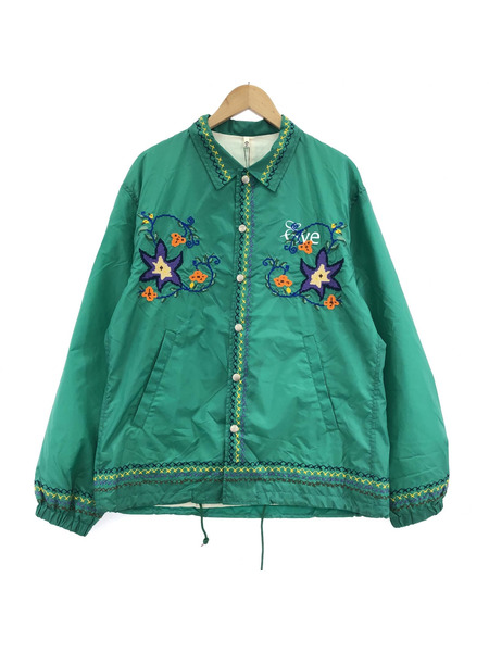 KHOKI Cross-stitch coach jacket 2 グリーン