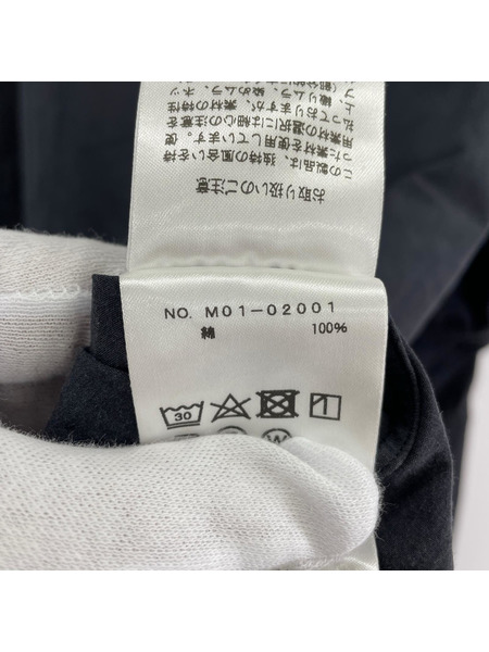 COMOLI 18SS コモリシャツ 2 ネイビー M01-02001